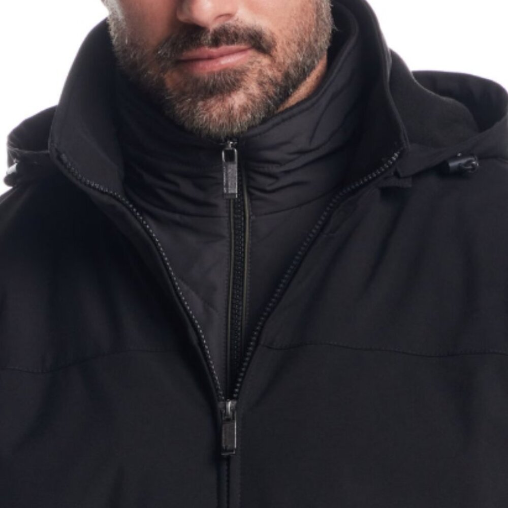 Weatherproof Men's Ultratech Jacket Small Size Midweight Black Color